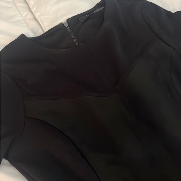 Black BCBG peplum top size small - Picture 2 of 5